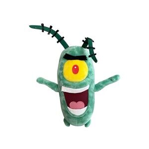 SpongeBob Squarepants 14” Plankton Plush Universal Studios Viacom Large